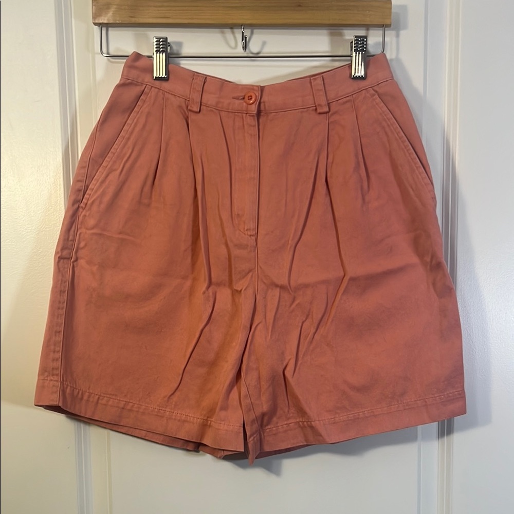 Liz Claiborne Sport Petite Pink Shorts 90s High waist